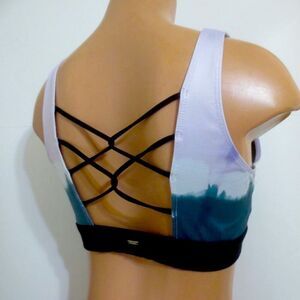 PINK Victoria’s Secret Purple and Green Tie Dye Gym to Swim Ultimate Spo…
